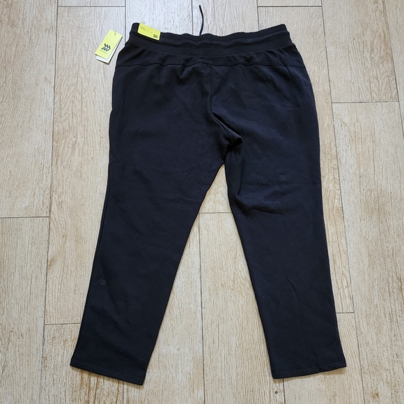 Women's Fleece Tapered Leg Pants - All in Motio Black XXL - Picture 9 of 10